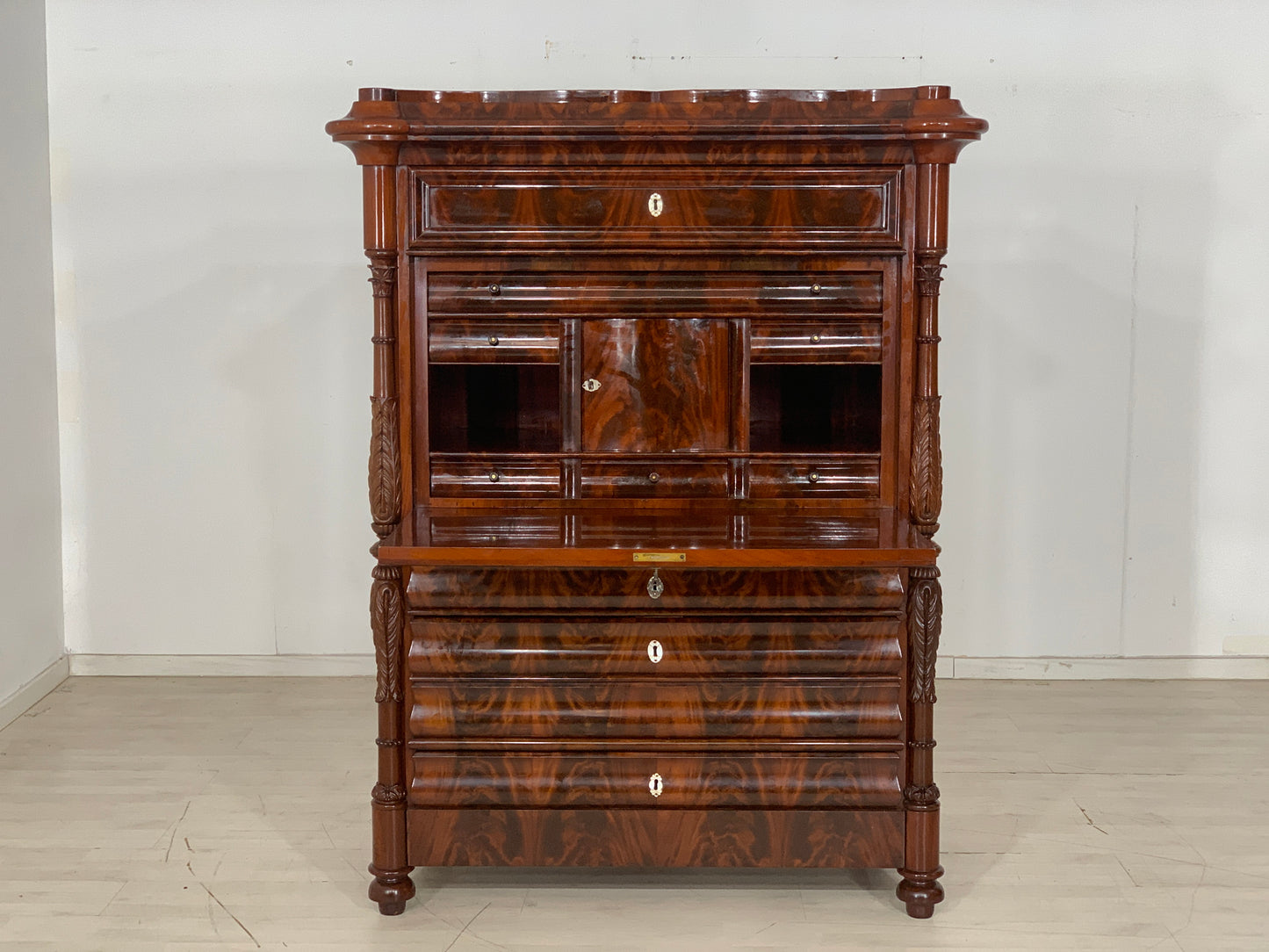 Louis Philippe secretary cabinet office cabinet chest of drawers vintage