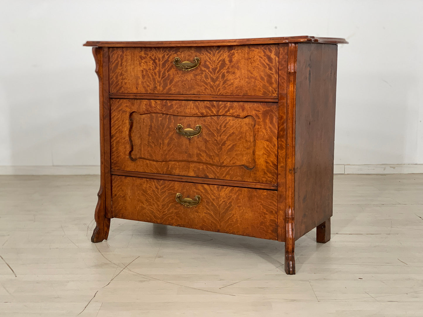 Wilhelminian style chest of drawers, wardrobe, laundry chest around 1920