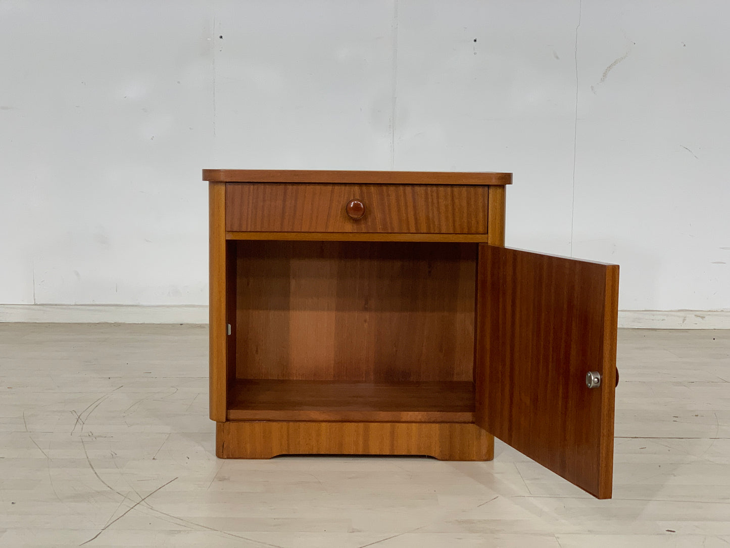 Mid Century Bedside Table Nightstand Chest of Drawers Vintage