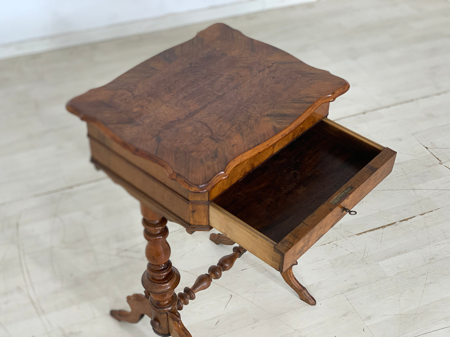Biedermeier Nähtisch Beistelltisch Kommode Flurtisch