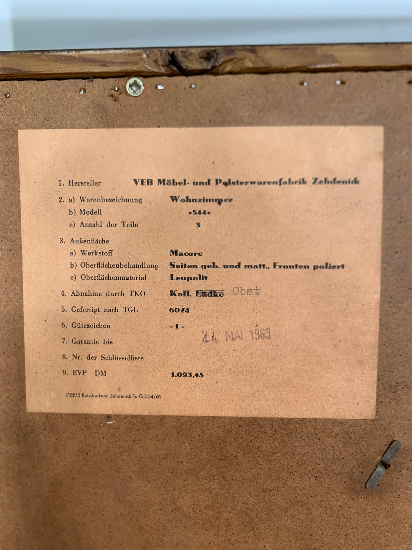 Mid Century Highboard Cabinet Living Room Cabinet Buffet Vintage