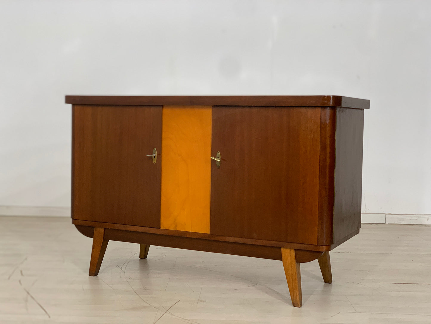 Mid Century Chest of Drawers Sideboard Cabinet Vintage