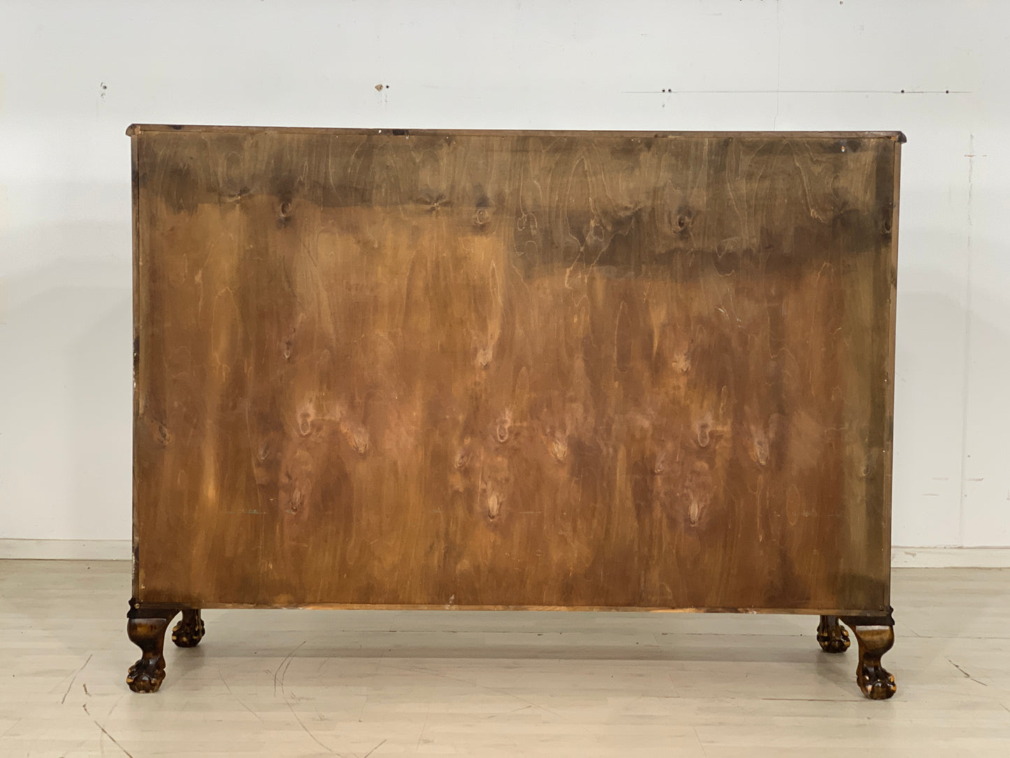 Armoire à linge ancienne, buffet haut, vers 1900