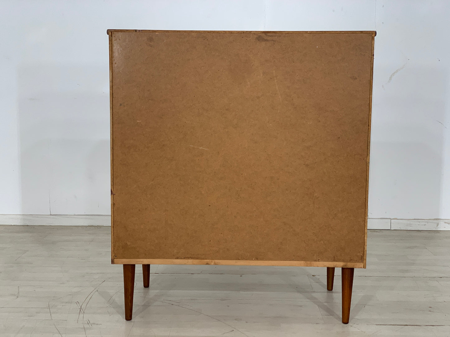 Danish Teak Secretary Desk Chest of Drawers Vintage