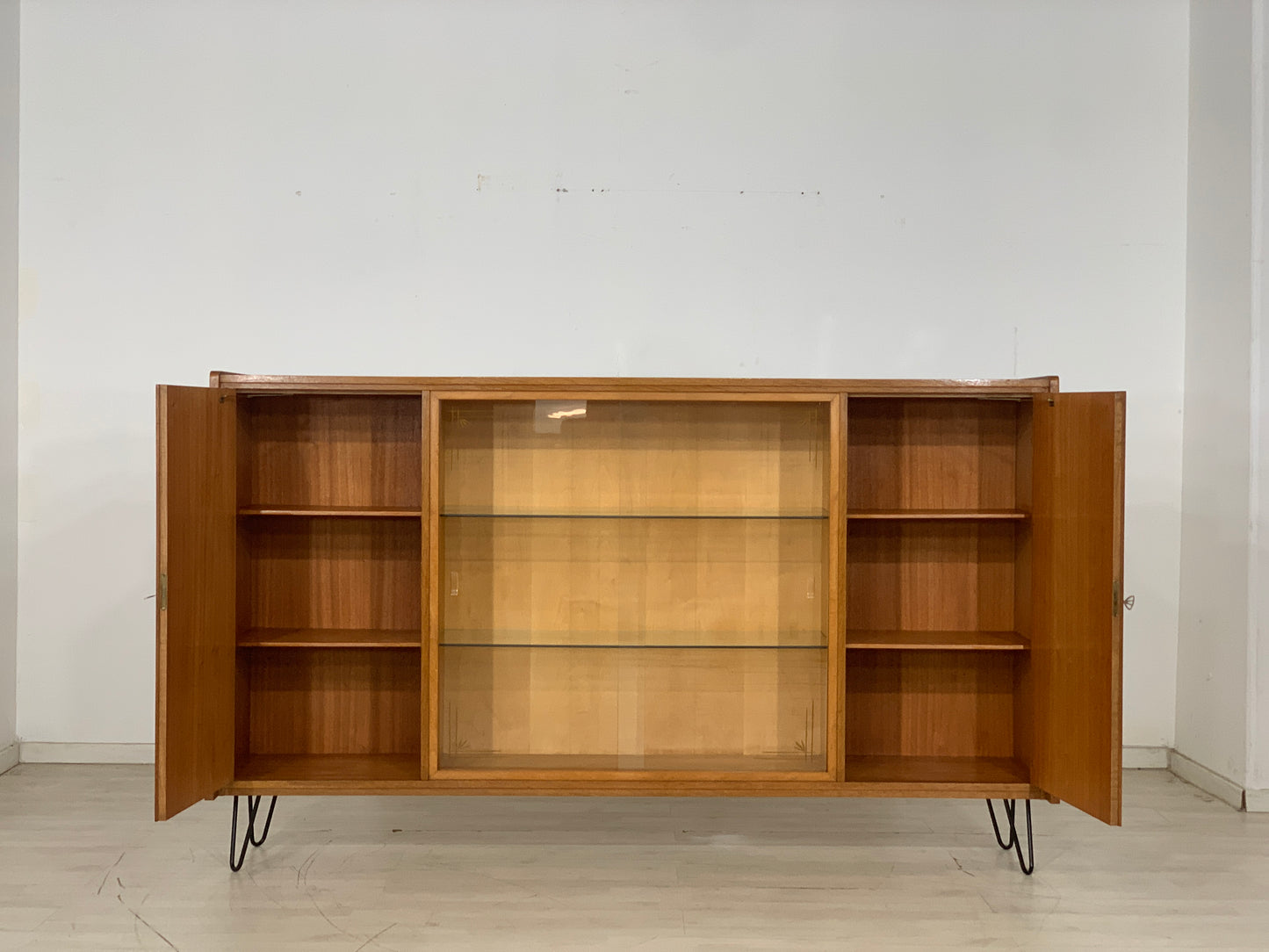 Vintage highboard cabinet buffet crockery cabinet living room cabinet Mid Century