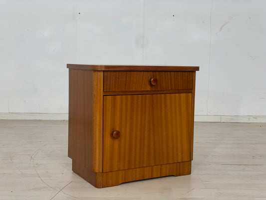 Mid Century Bedside Table Nightstand Chest of Drawers Vintage