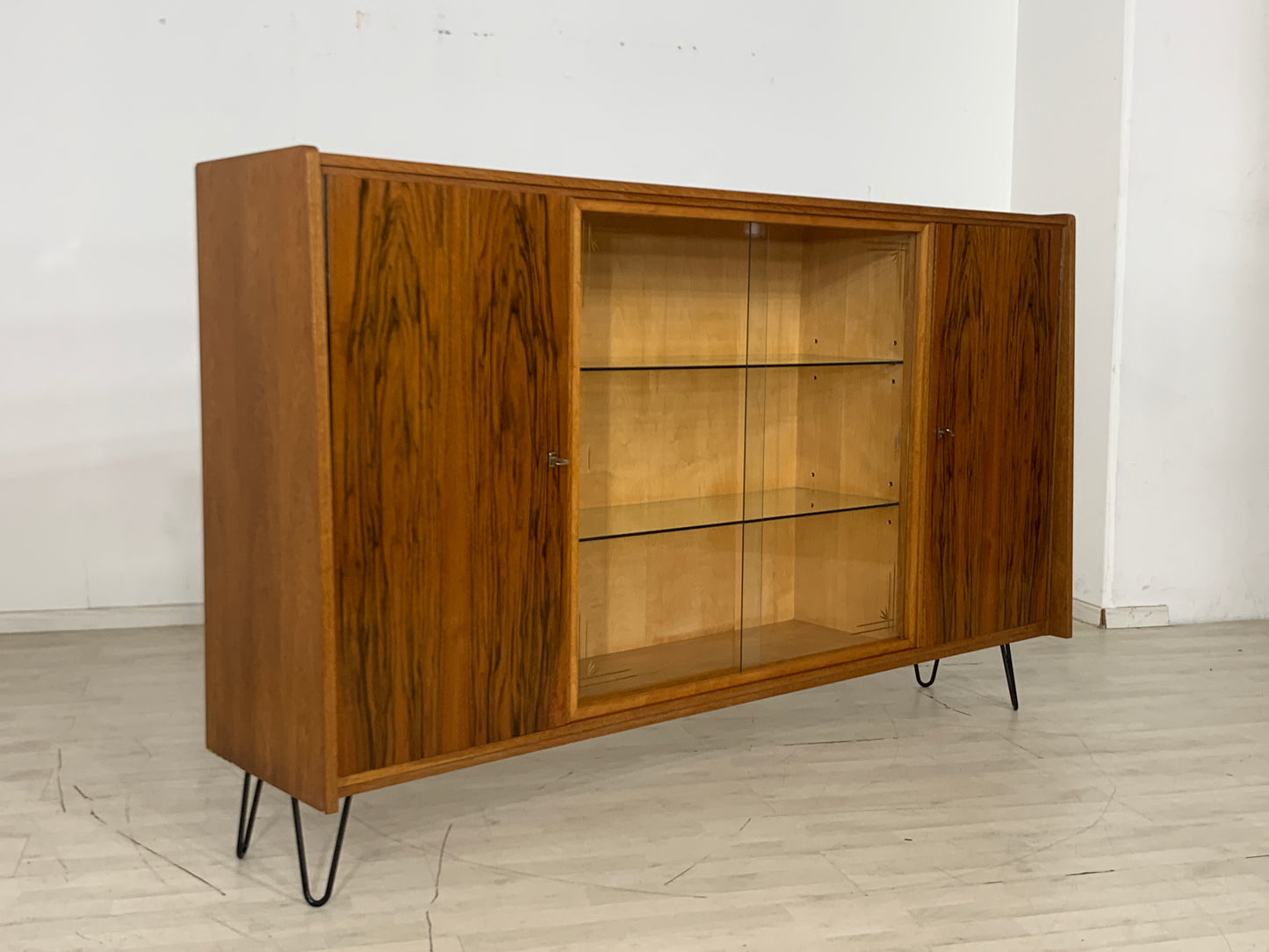 Vintage highboard cabinet buffet crockery cabinet living room cabinet Mid Century