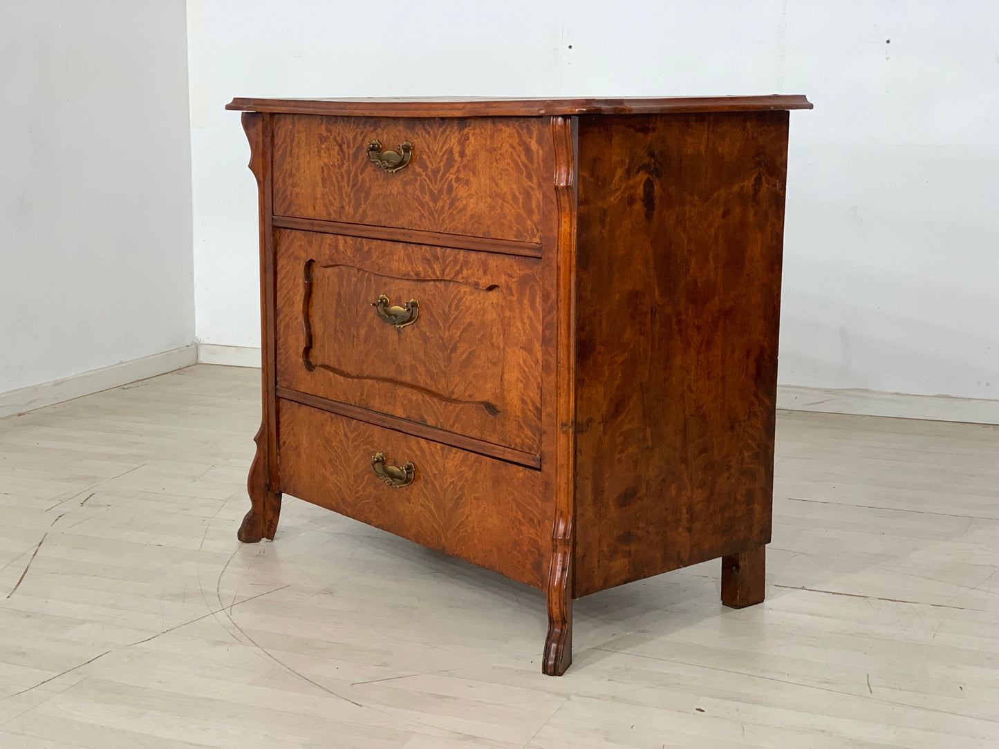 Wilhelminian style chest of drawers, wardrobe, laundry chest around 1920