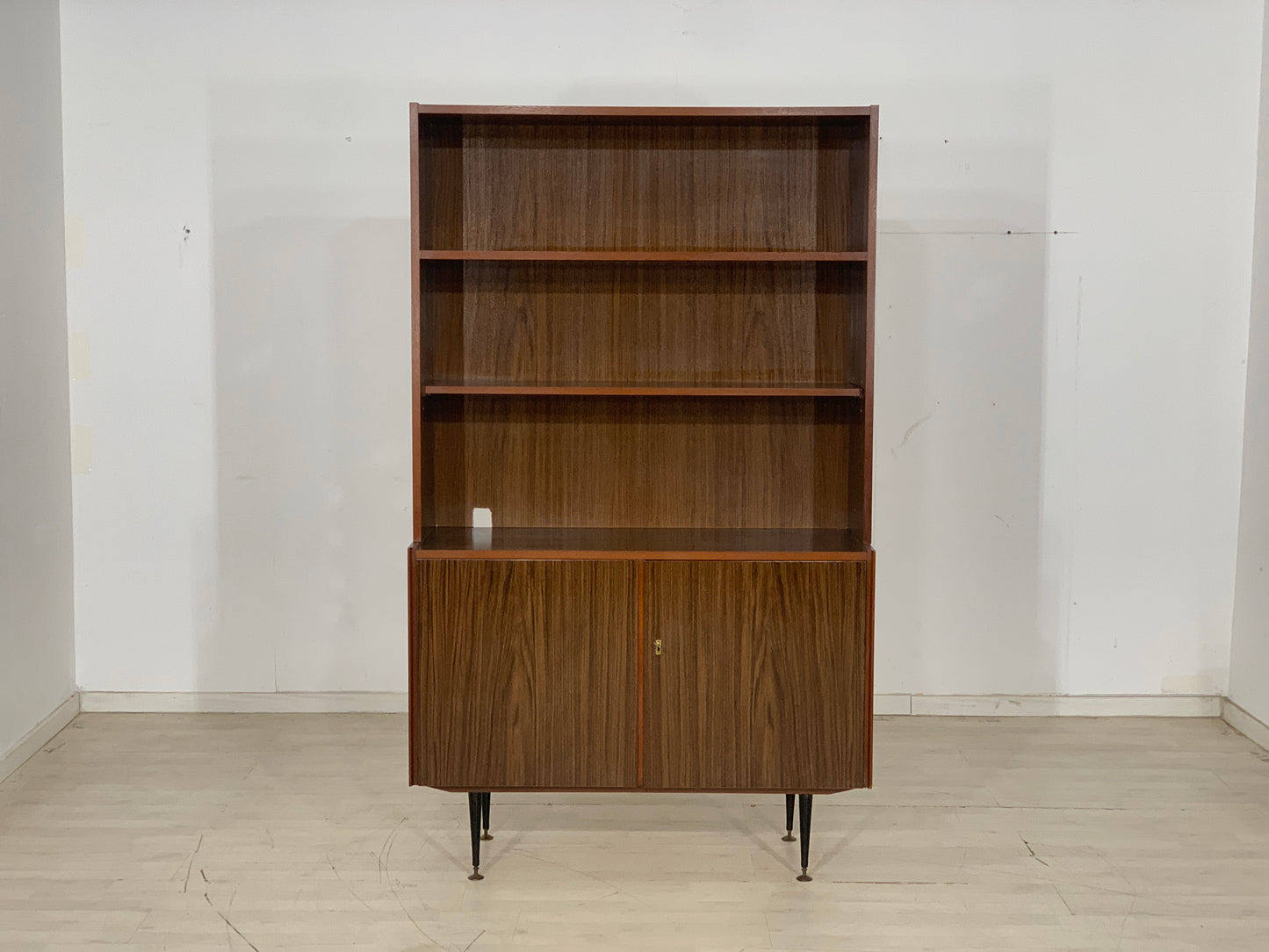 Mid Century Highboard Cabinet Shelf Bookcase Vintage