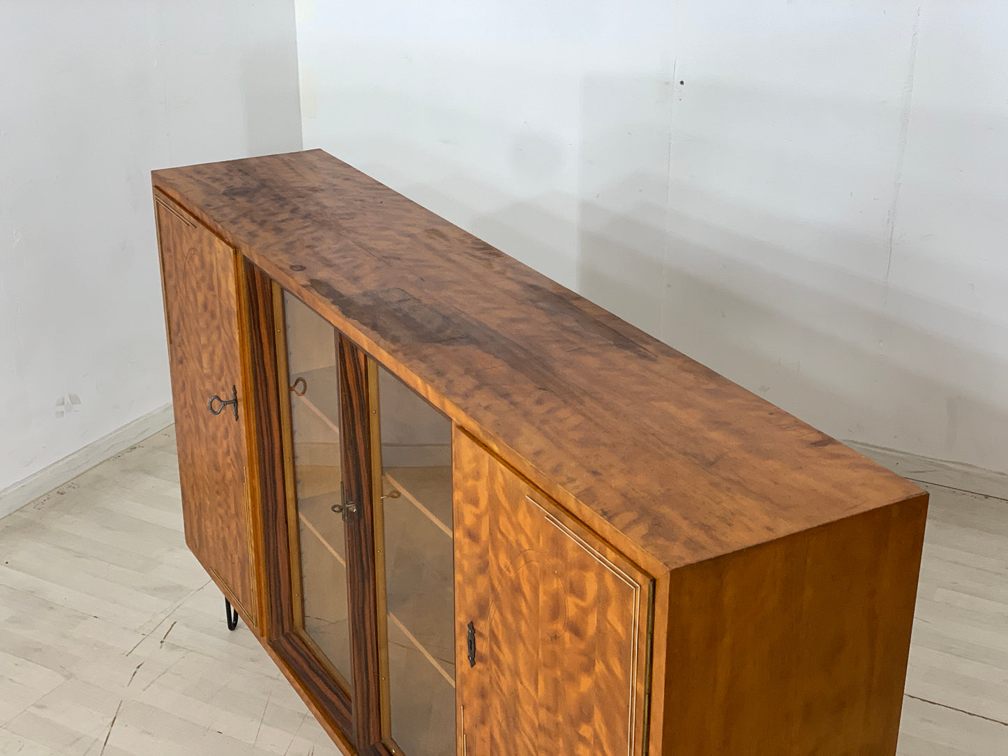 Mid Century Highboard Cabinet Buffet Vintage