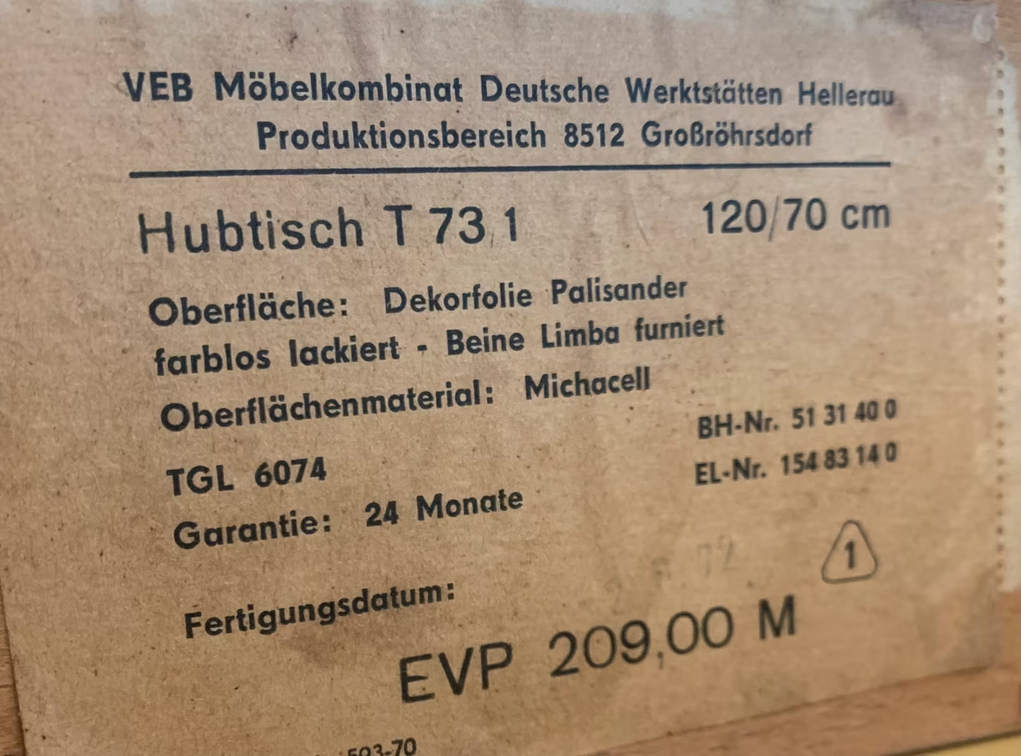 Hellerau Esstisch Couchtisch Tisch Coffee Table