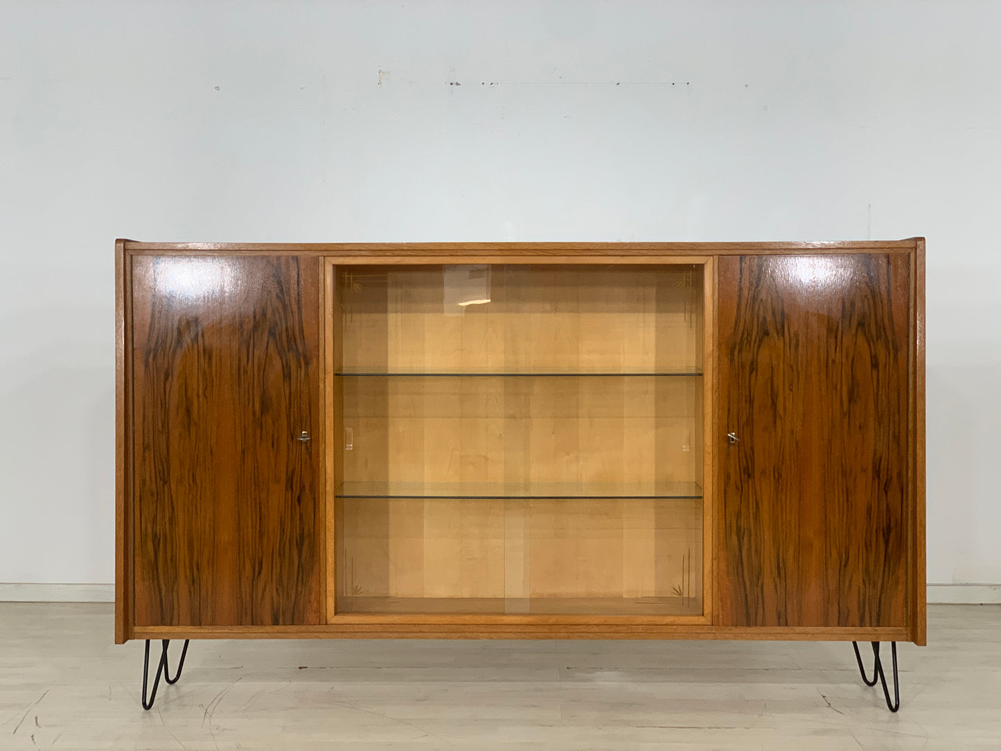 Vintage highboard cabinet buffet crockery cabinet living room cabinet Mid Century