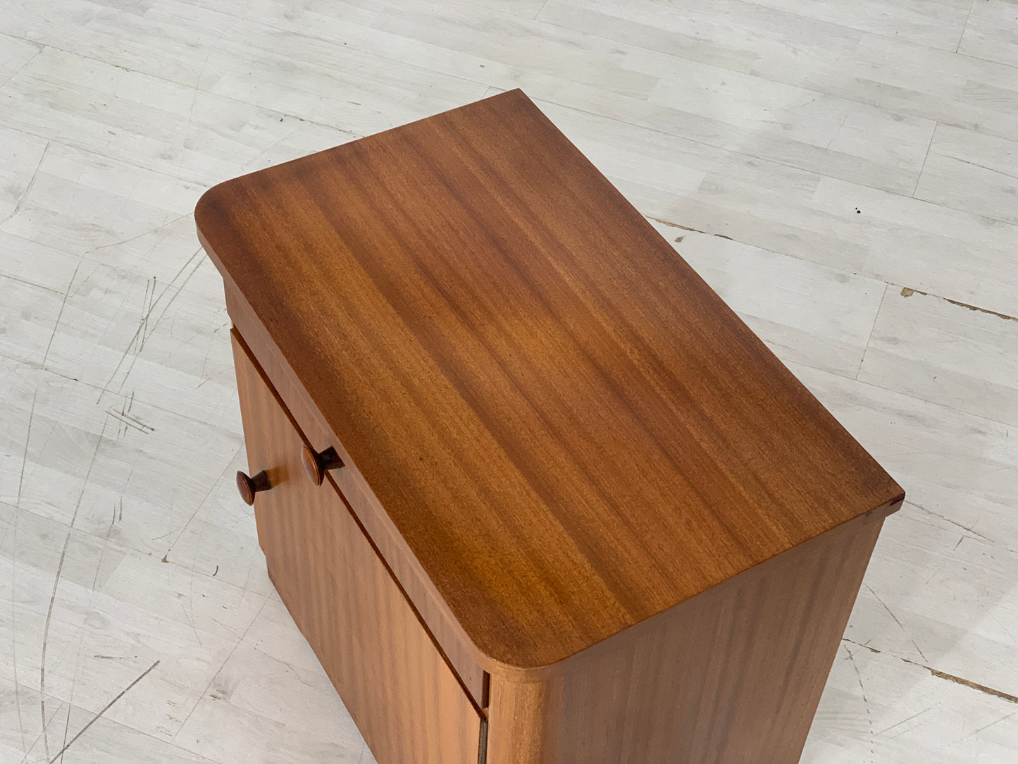 Mid Century Bedside Table Nightstand Chest of Drawers Vintage