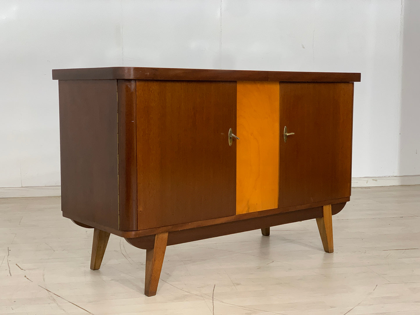 Mid Century Chest of Drawers Sideboard Cabinet Vintage