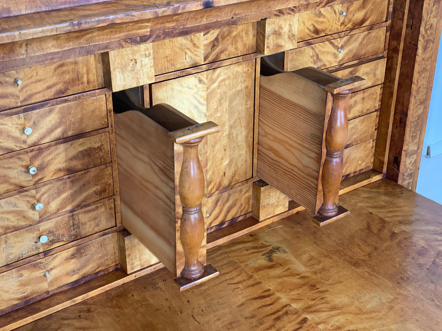 Biedermeier Sekretär Schrank Schreibschrank Kommode um 1830