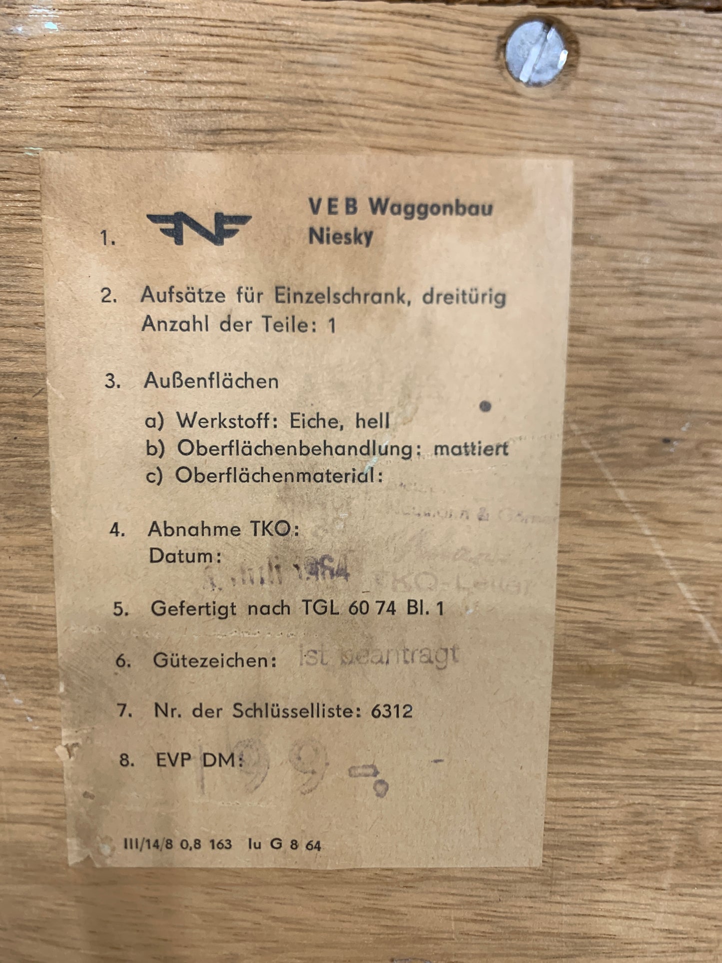 Buffet et commode vintage du milieu du siècle