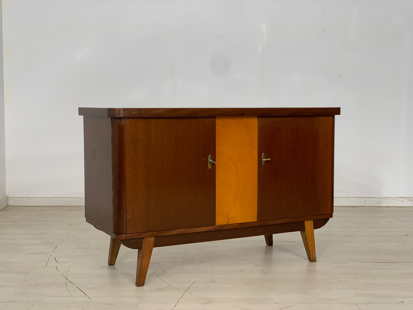 Mid Century Chest of Drawers Sideboard Cabinet Vintage