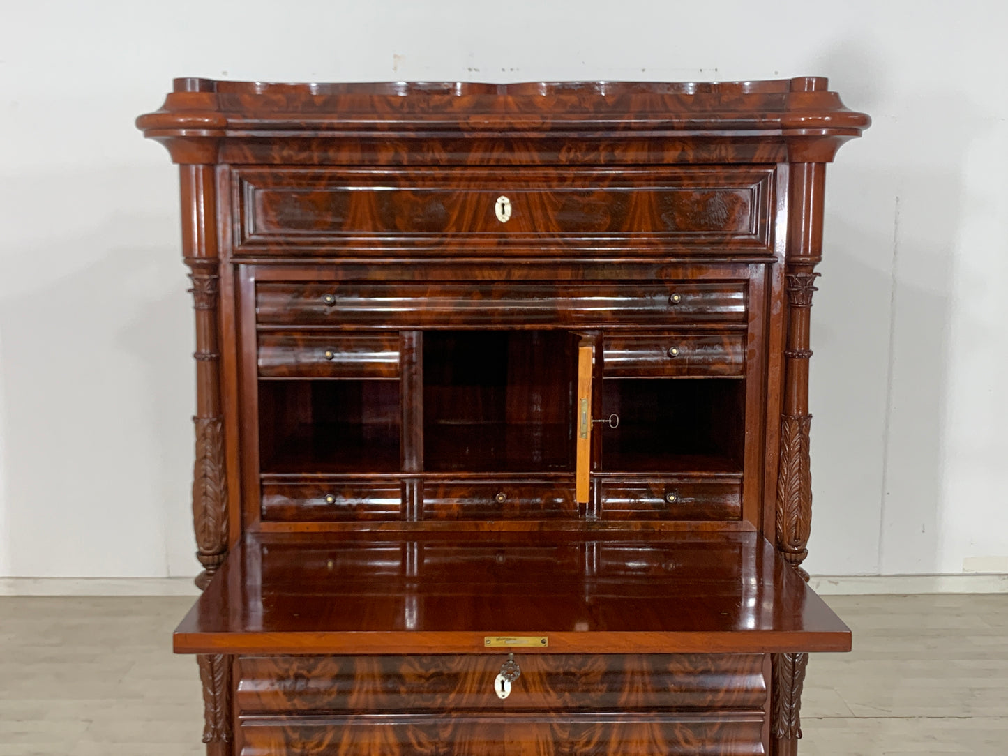 Louis Philippe secretary cabinet office cabinet chest of drawers vintage