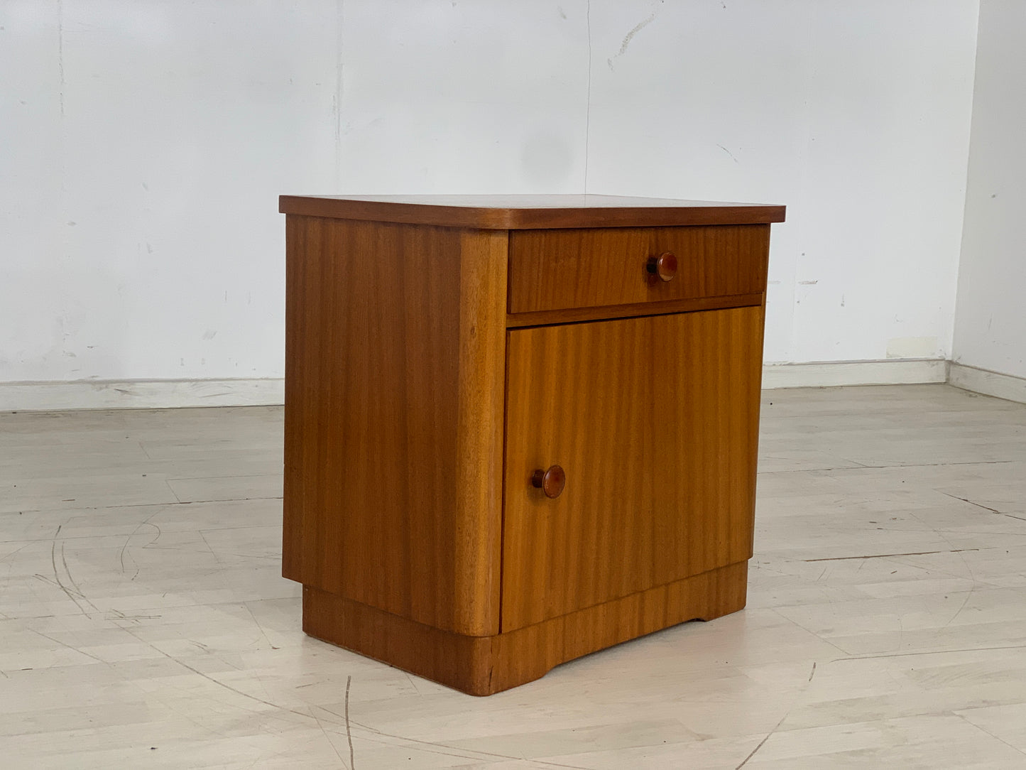 Mid Century Bedside Table Nightstand Chest of Drawers Vintage