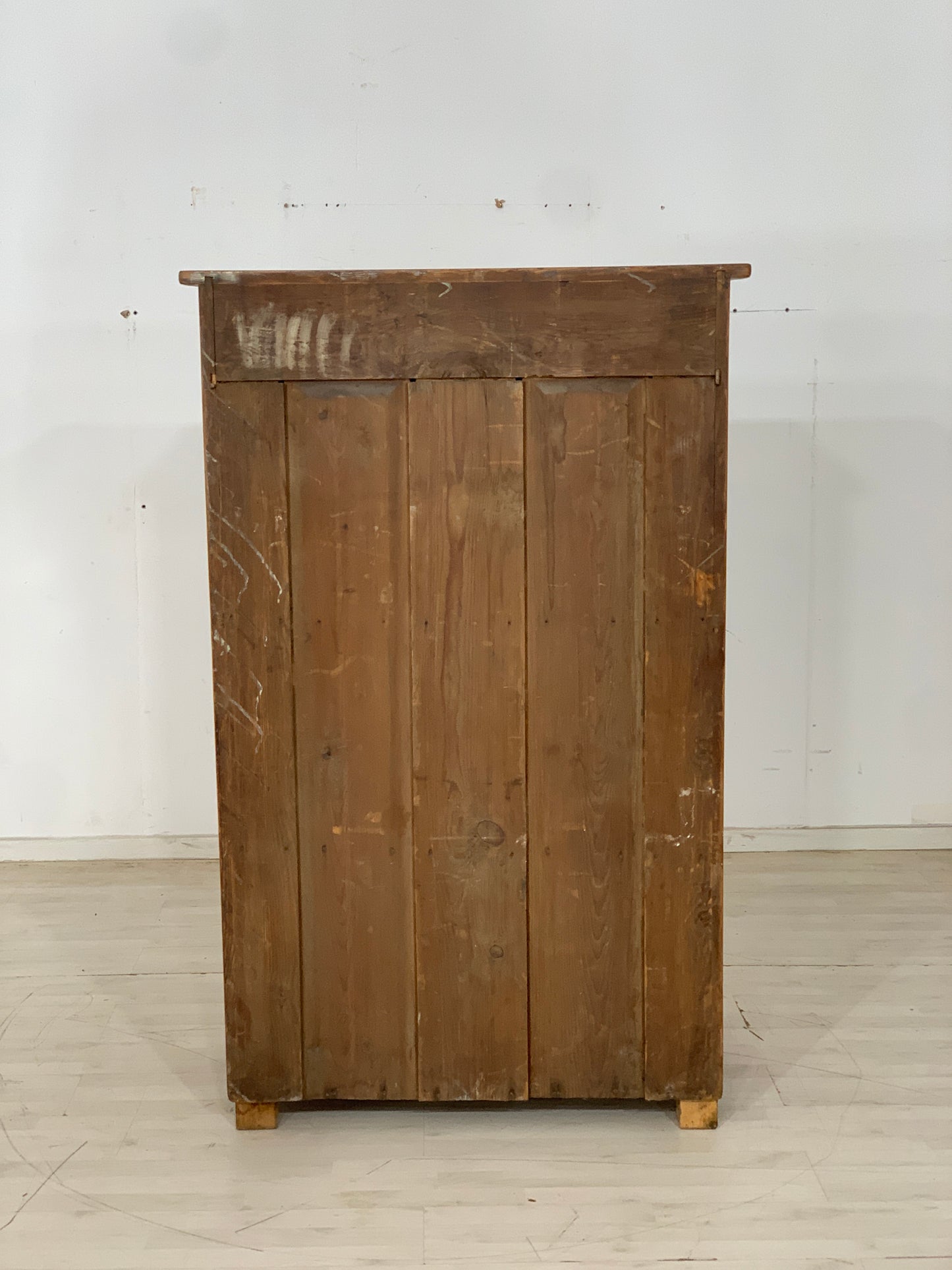 Biedermeier Schrank Wäscheschrank Holz Vertiko um 1880