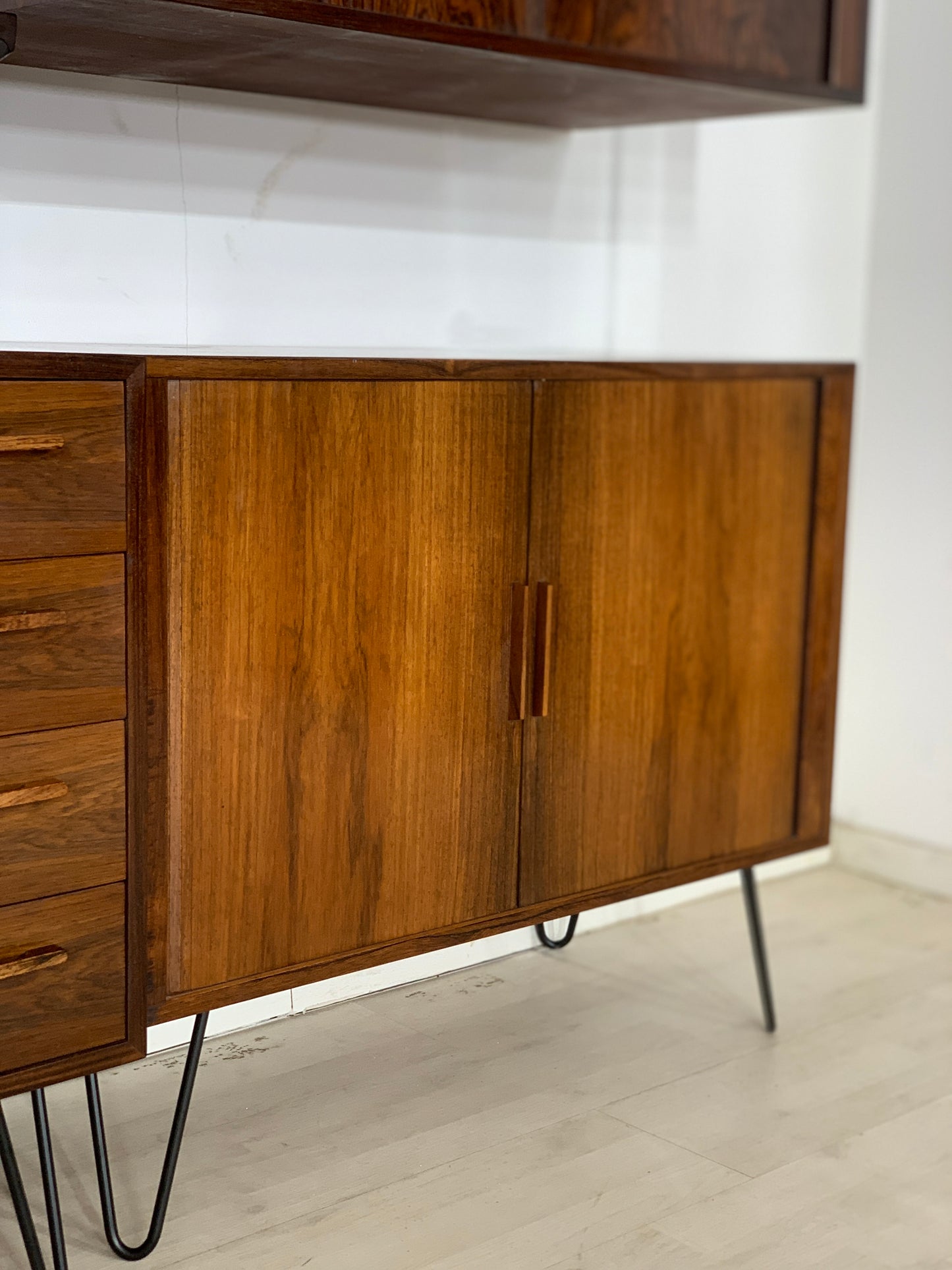 Kai Kristiansen rosewood wall unit living room cabinet vintage