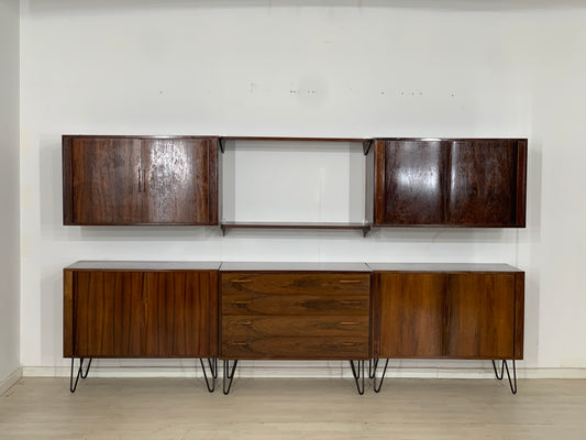 Kai Kristiansen rosewood wall unit living room cabinet vintage
