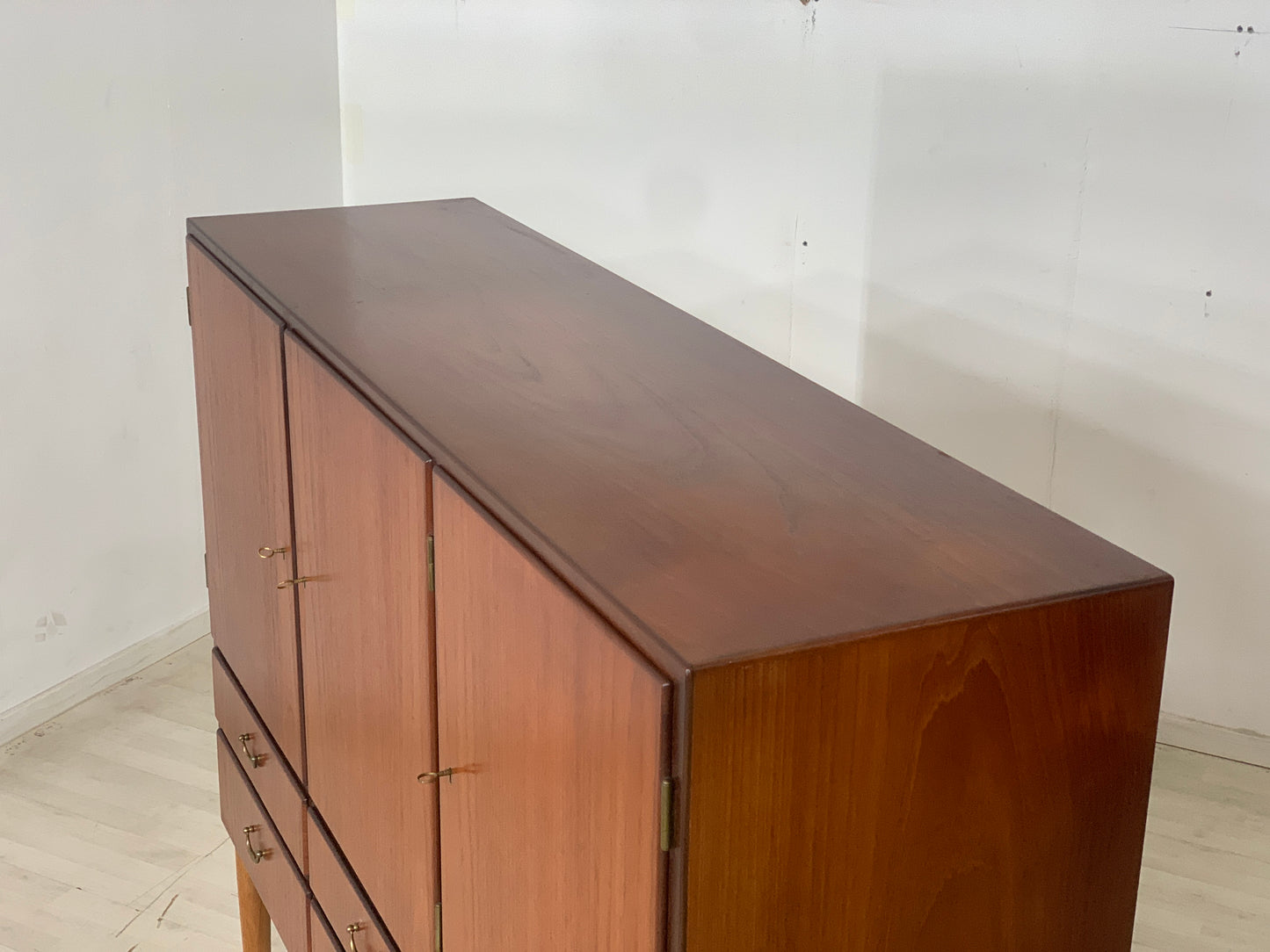 Danish Teak Highboard Cabinet Living Room Cabinet Vintage