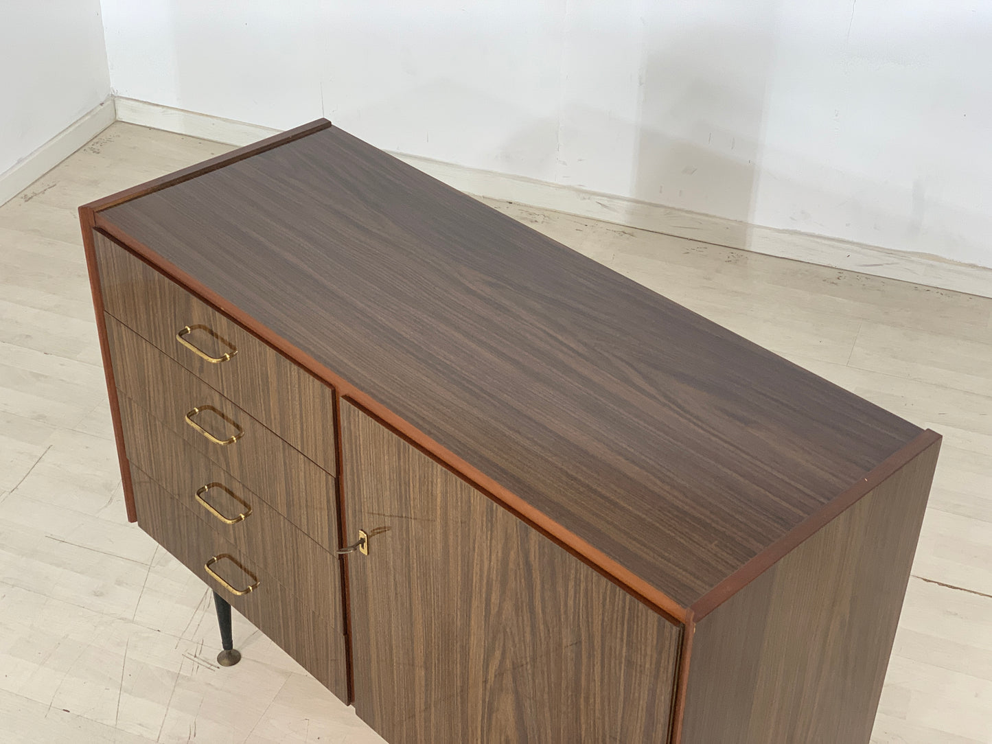 Mid Century Chest of Drawers Sideboard Cabinet Vintage