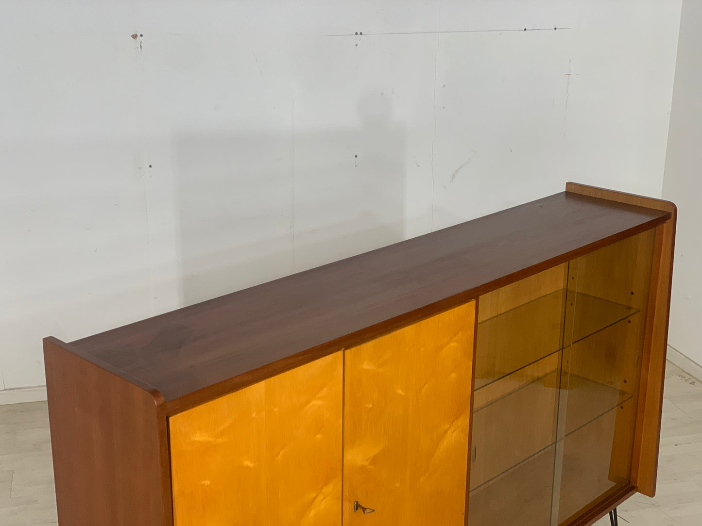 Mid Century Highboard Buffet Cupboard Vintage