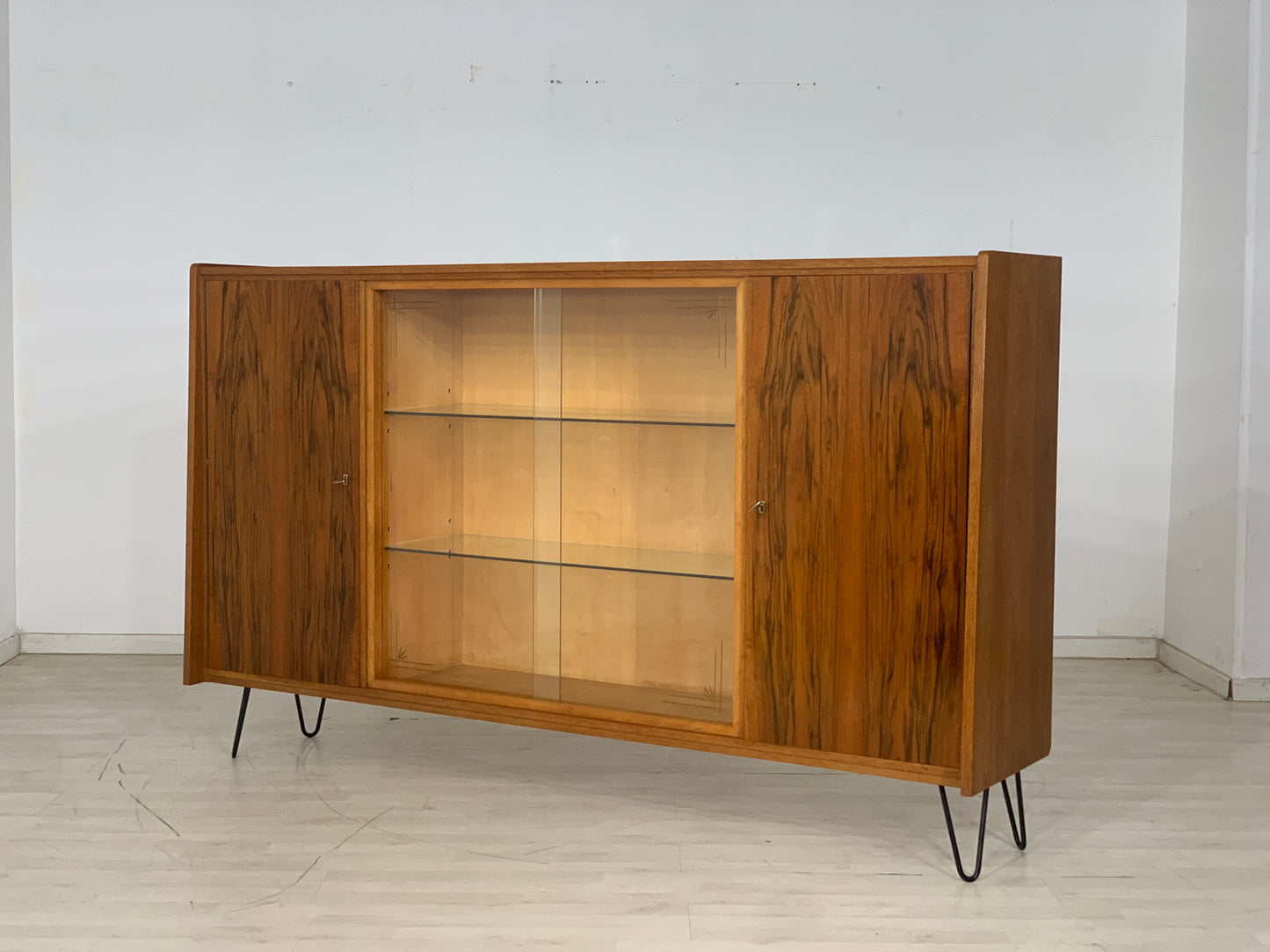 Vintage highboard cabinet buffet crockery cabinet living room cabinet Mid Century