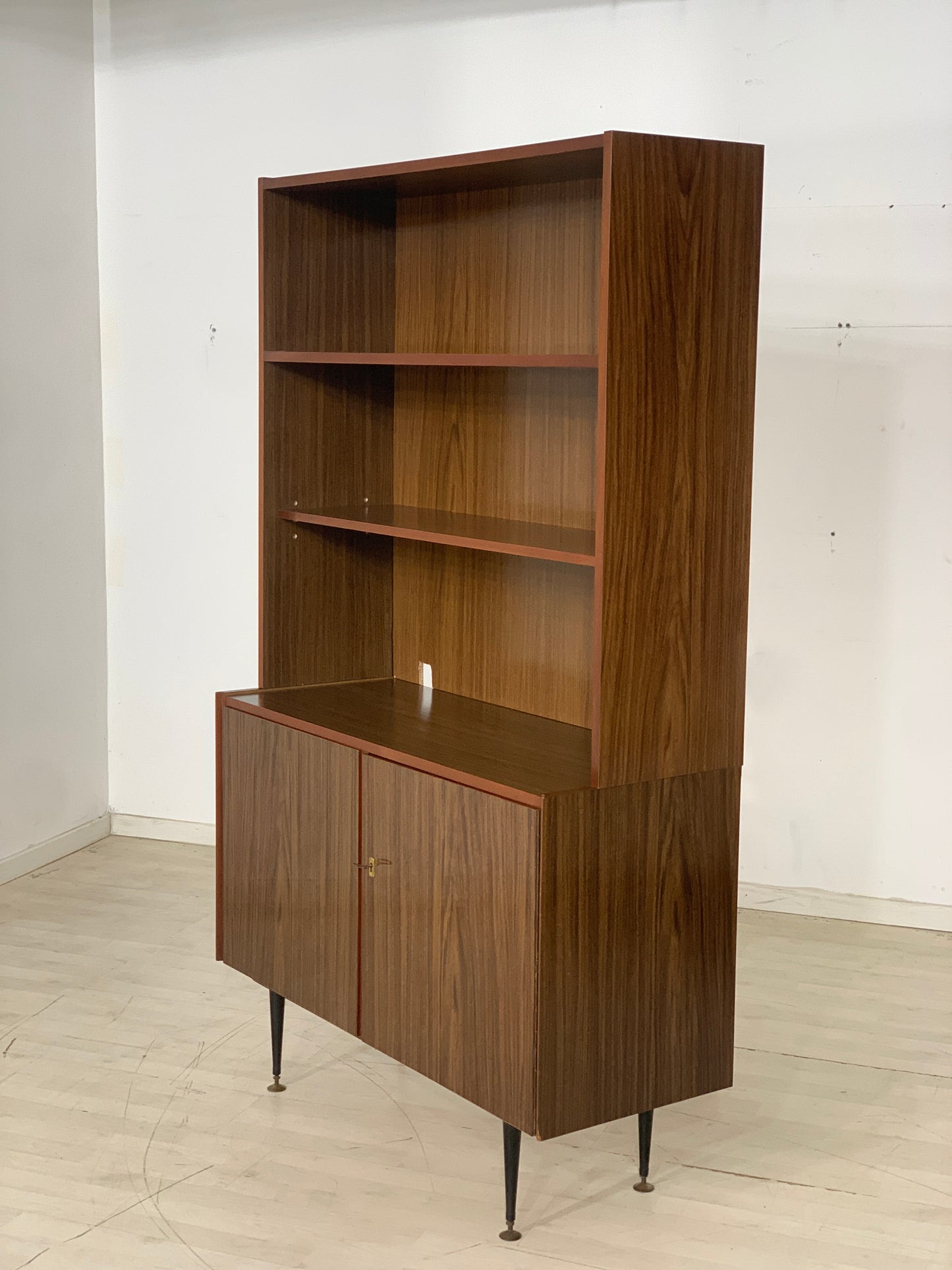 Mid Century Highboard Cabinet Shelf Bookcase Vintage