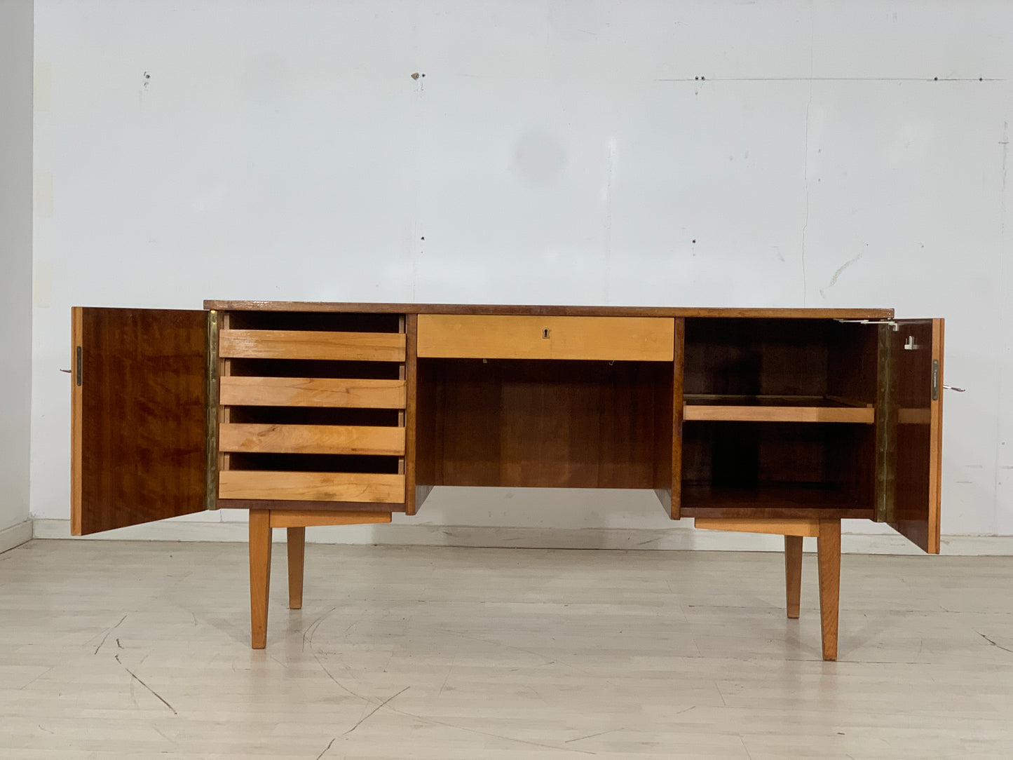 Mid Century Desk Table Desk Vintage