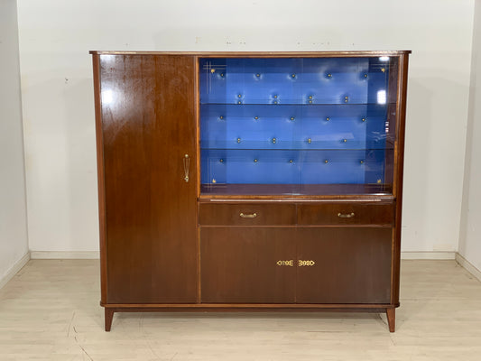 Mid Century Highboard Cabinet Living Room Cabinet Buffet Vintage