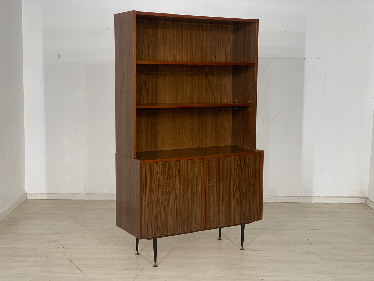 Mid Century Highboard Cabinet Shelf Bookcase Vintage