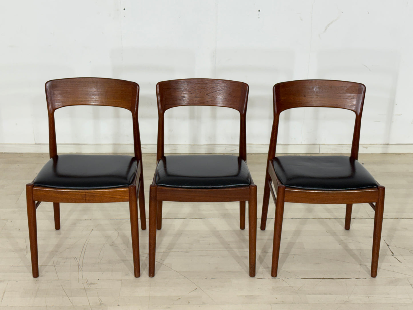 6x Henning Kjarnulf Teak Stühle Esszimmerstühle Stuhl Esszimmerstuhl Vintage