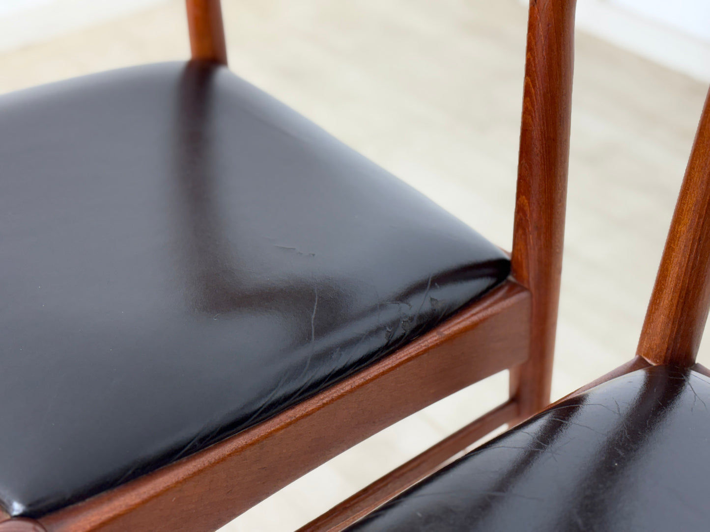 6x Henning Kjarnulf Teak Stühle Esszimmerstühle Stuhl Esszimmerstuhl Vintage