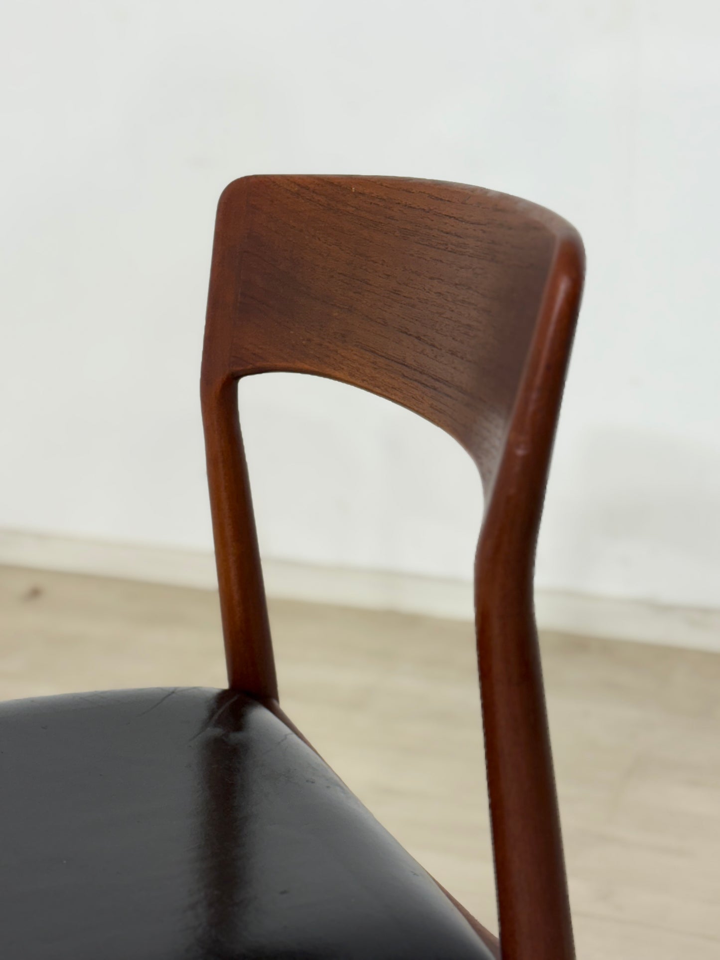 4x Henning Kjarnulf Teak Stühle Esszimmerstühle Stuhl Esszimmerstuhl Vintage