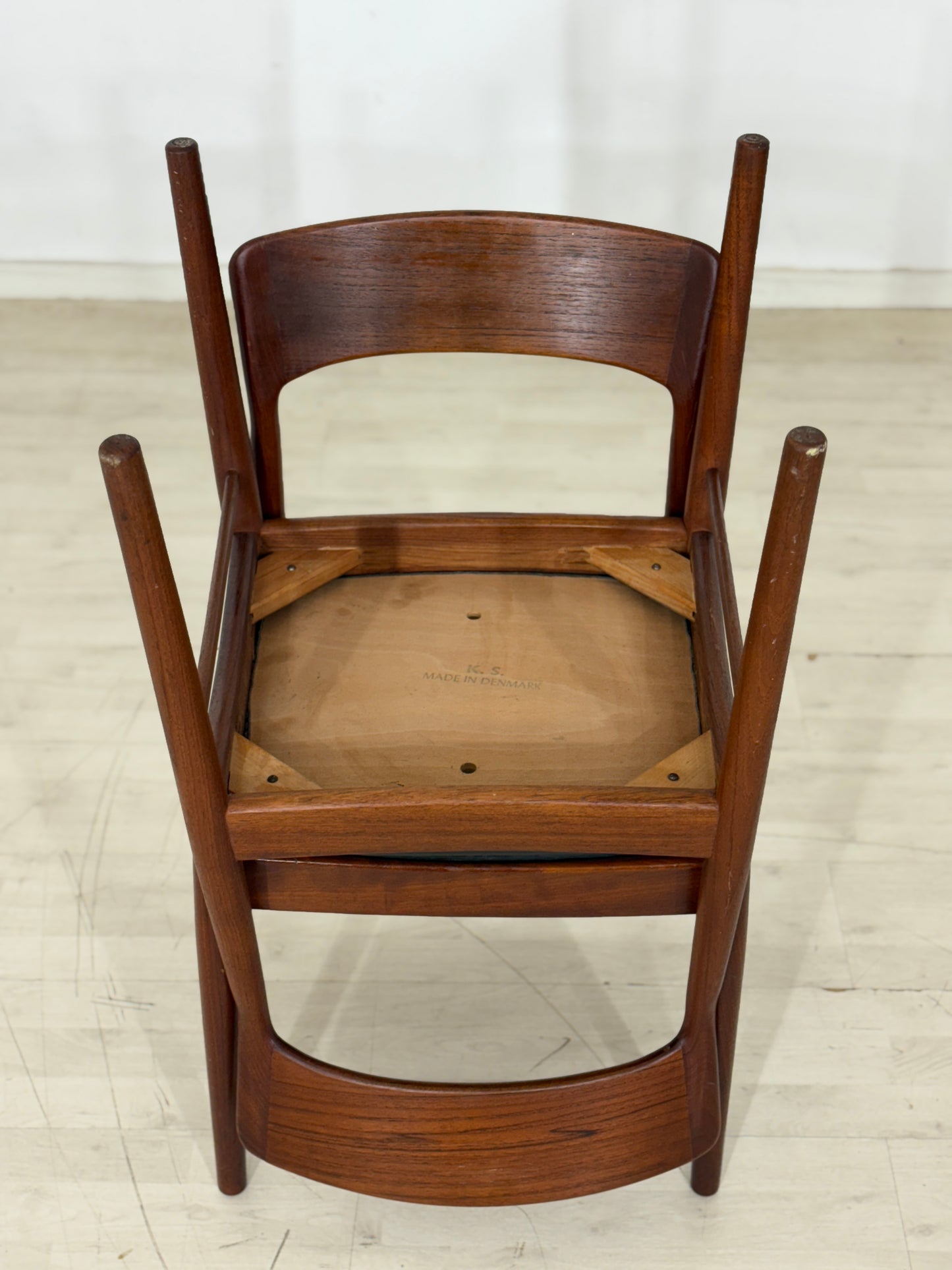 4x Henning Kjarnulf Teak Stühle Esszimmerstühle Stuhl Esszimmerstuhl Vintage