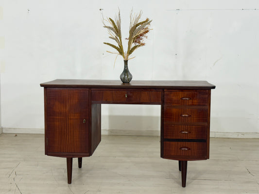 Danish Teak Schreibtisch Bürotisch Tisch Holz Vintage