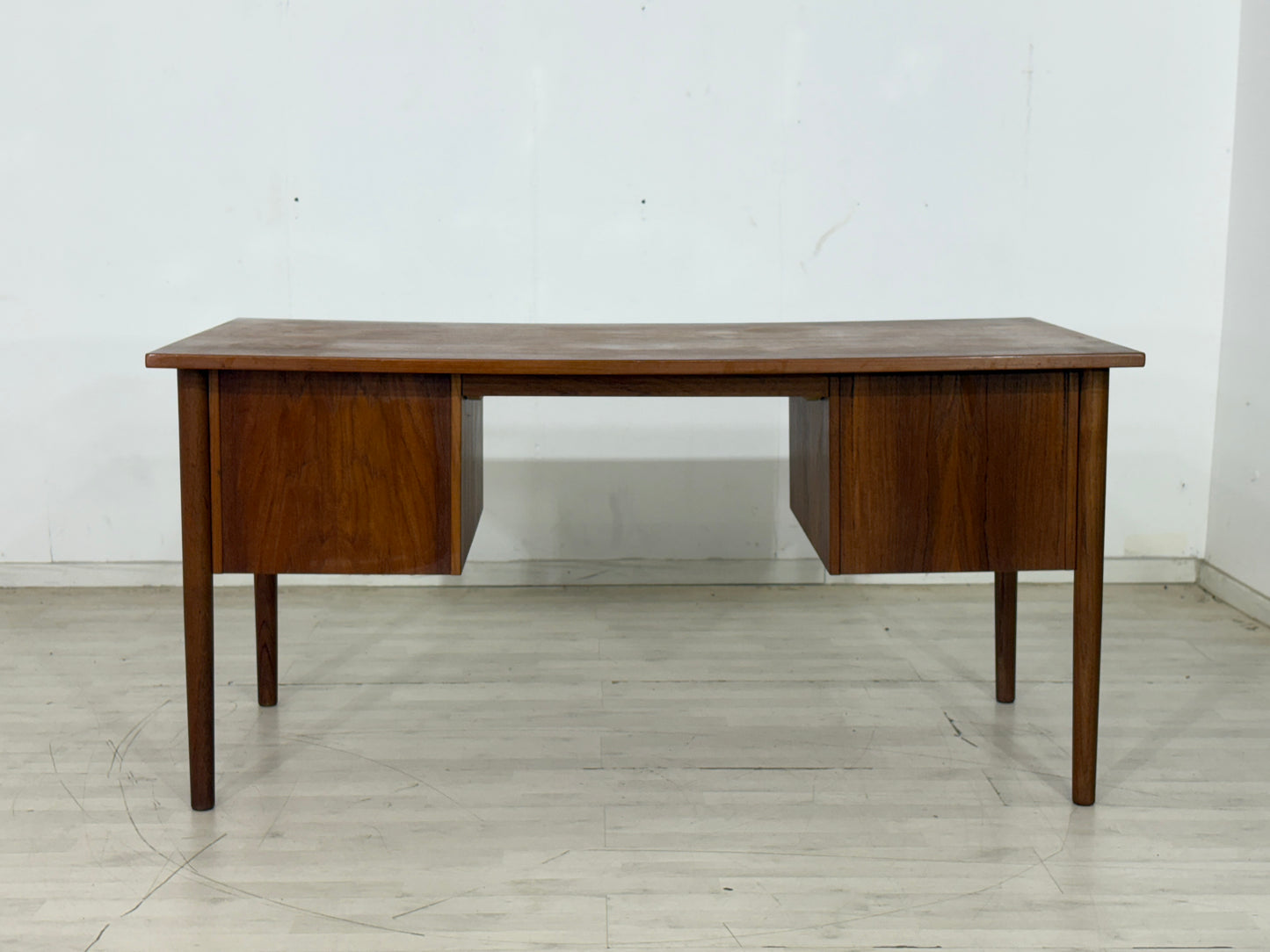 Danish Teak Schreibtisch Bürotisch Tisch Holz Vintage