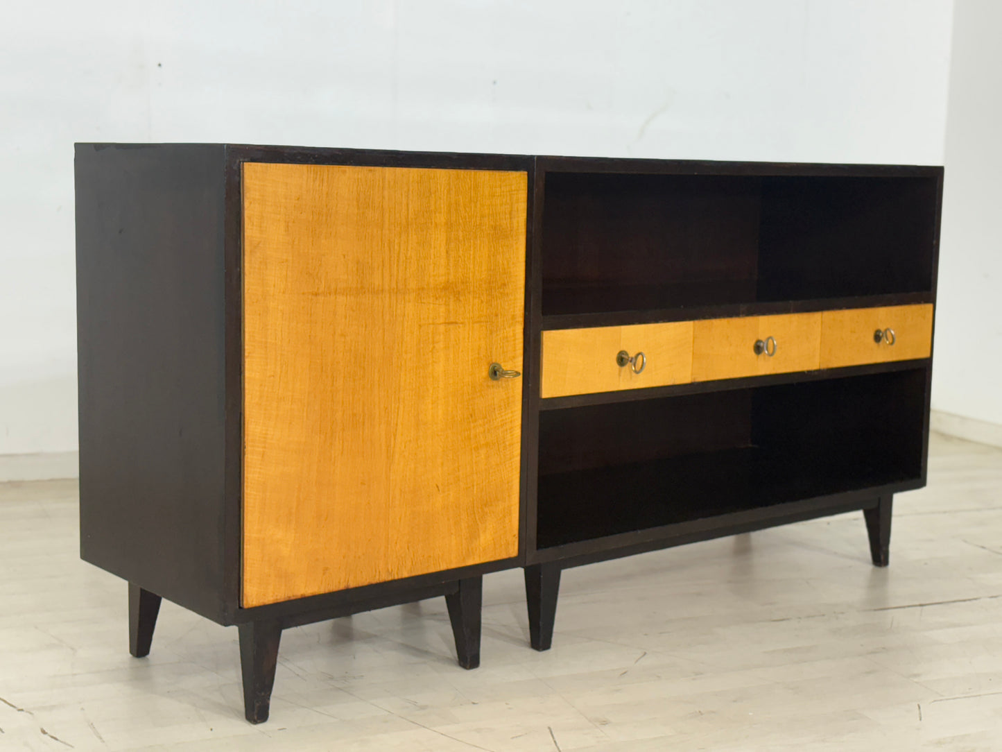 Mid Century Sideboard Wohnzimmerschrank Schrank Kommode Vintage