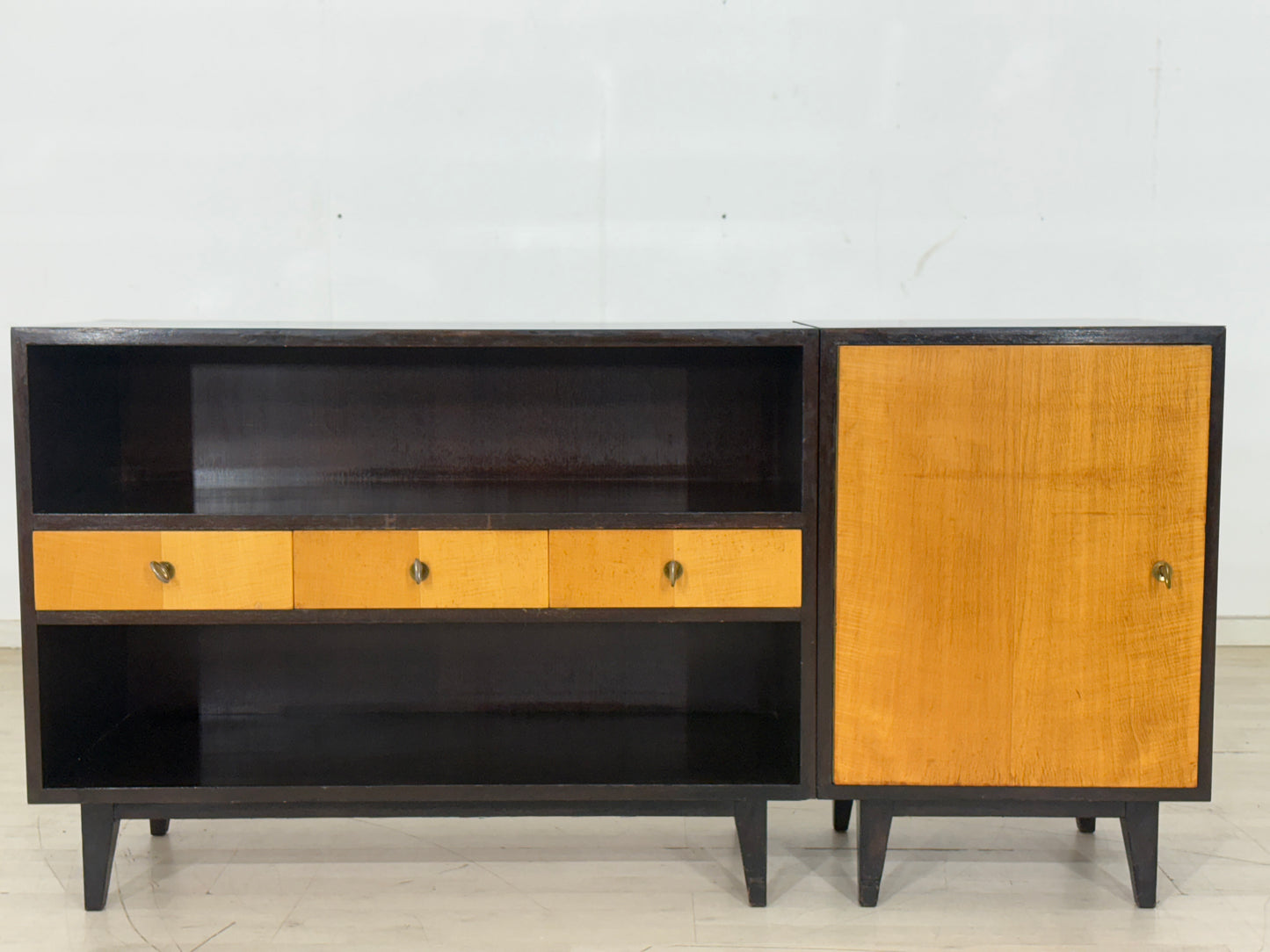 Mid Century Sideboard Wohnzimmerschrank Schrank Kommode Vintage