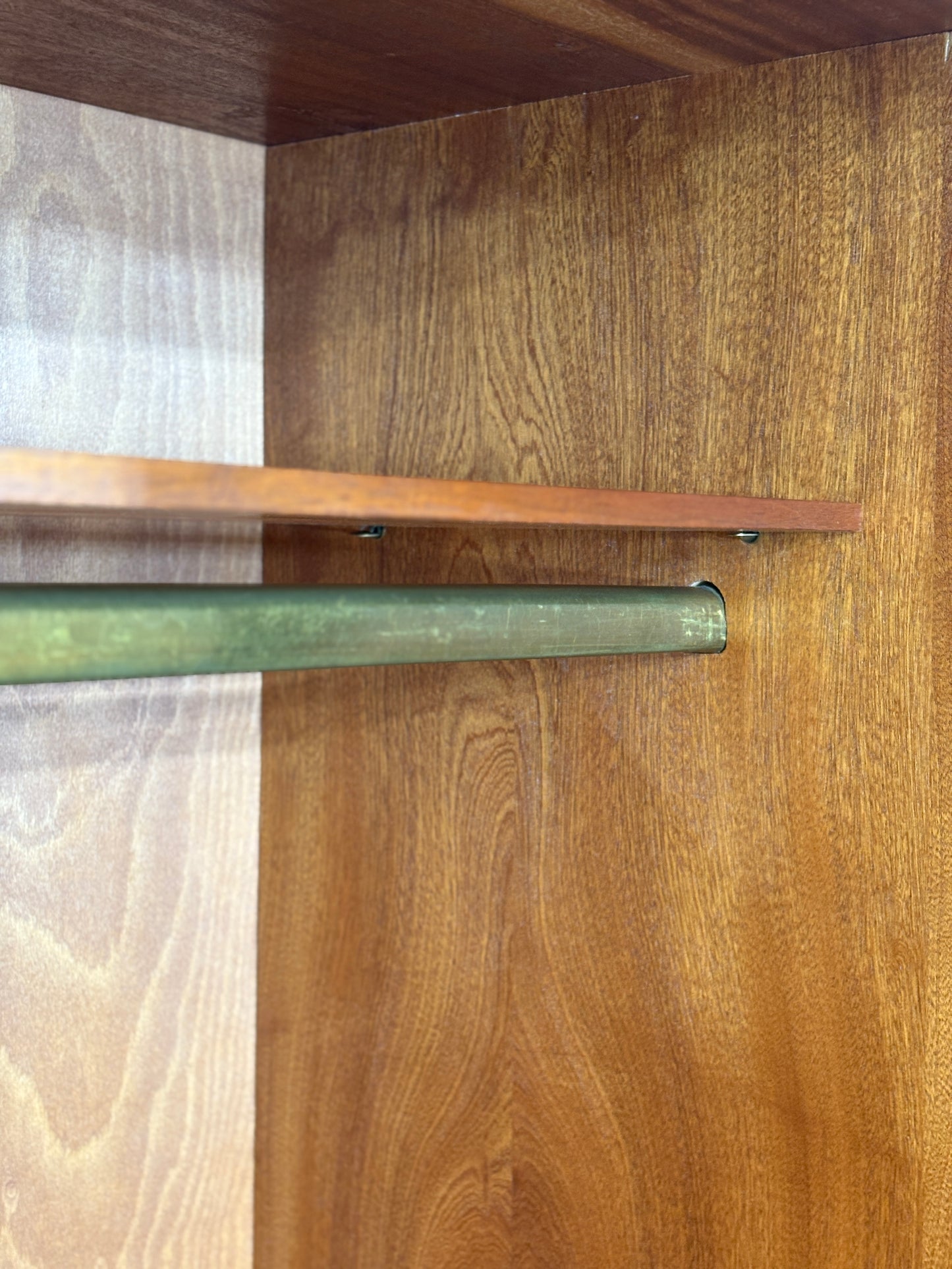 Mid Century Wäscheschrank Schrank Kleiderschrank Vintage