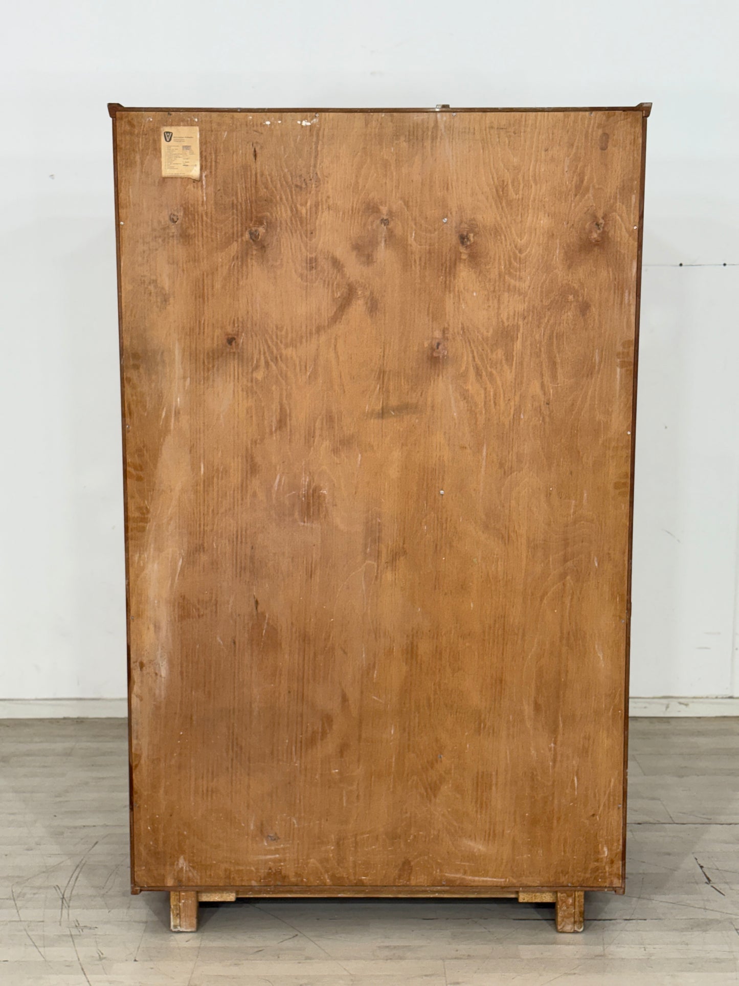 Mid Century Wäscheschrank Schrank Kleiderschrank Vintage