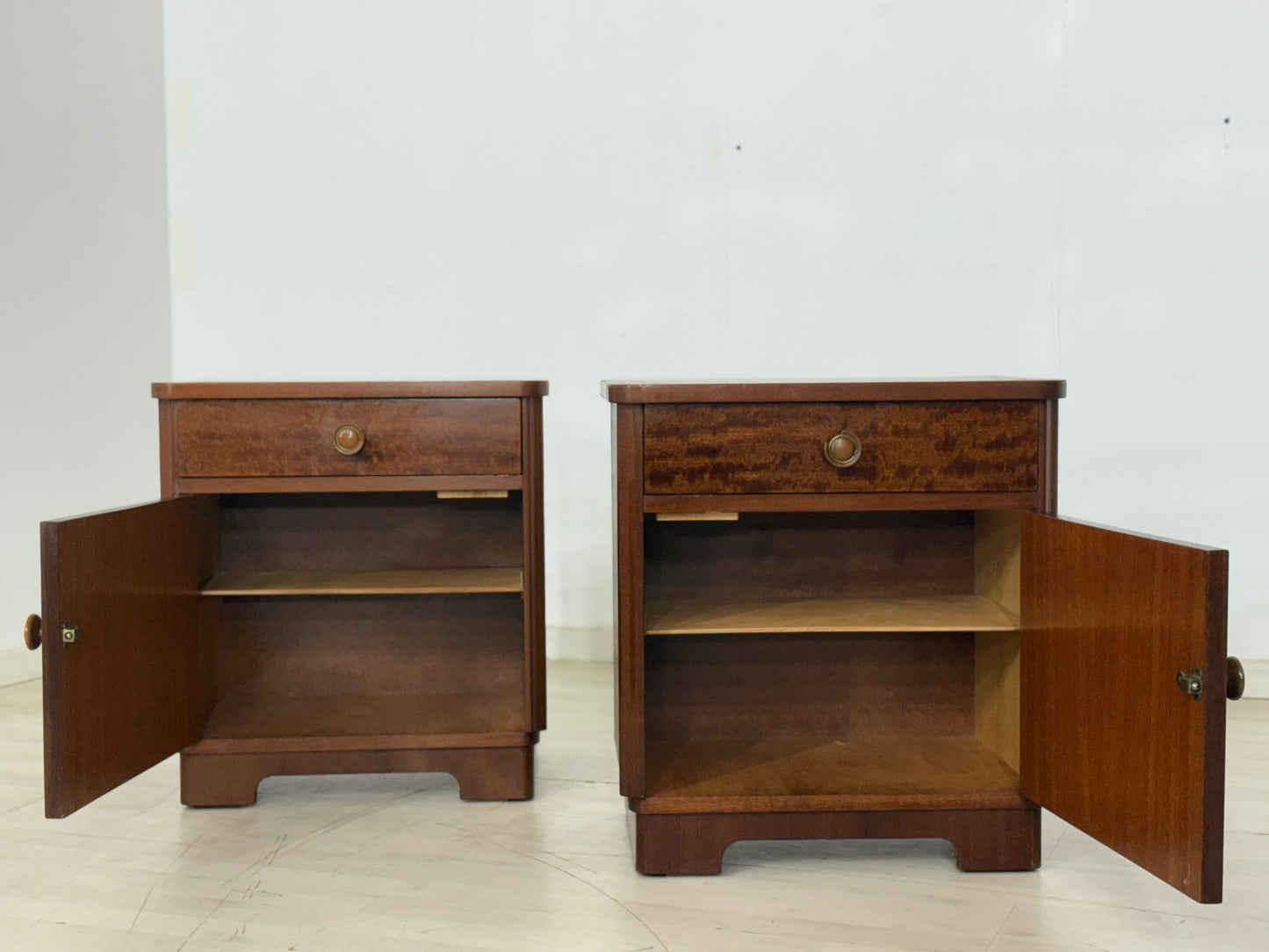 2x Vintage Nachtschrank Nachtschränke Nachttisch