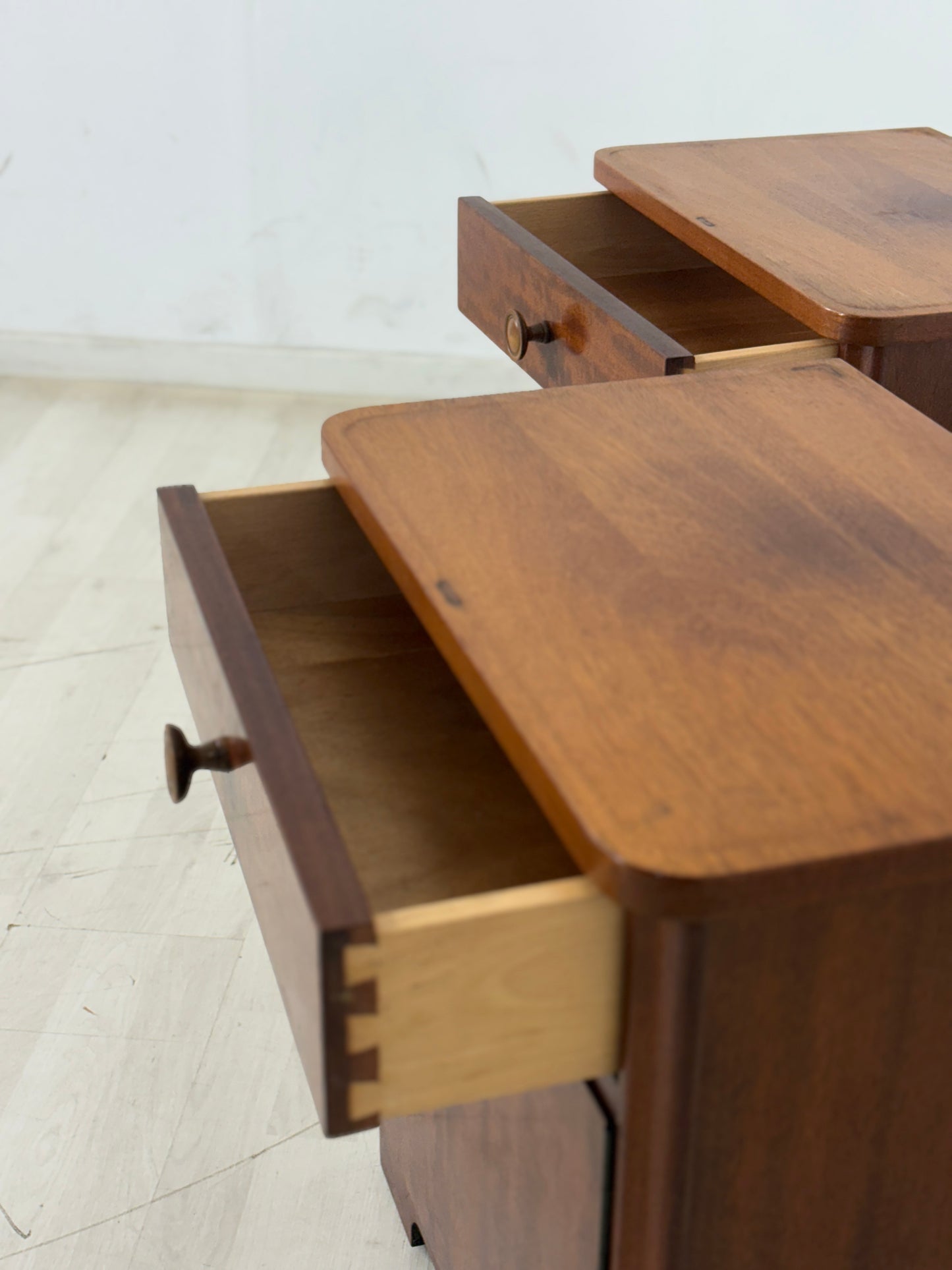 2x Vintage Nachtschrank Nachtschränke Nachttisch