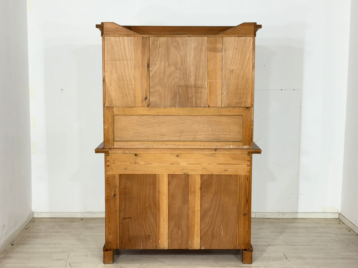 Antik Küchenbuffet um 1900 | Jugendstil Küchenschrank | 2-teilig | Massivholz-Eiche