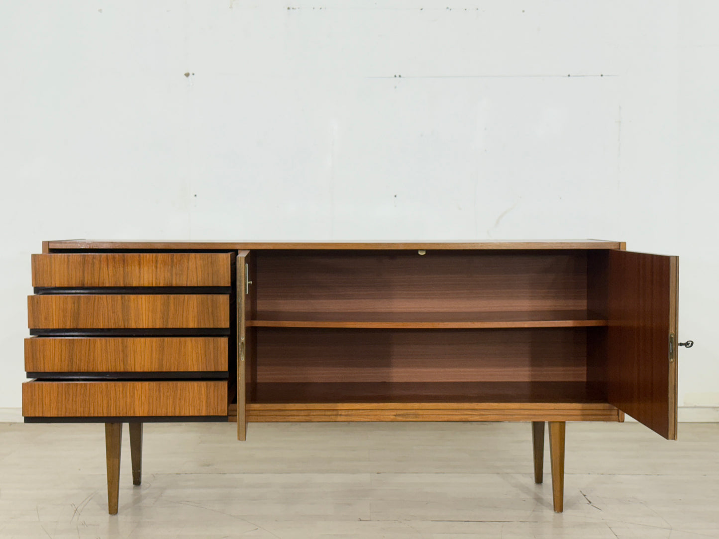 Teak Sideboard Schrank Kommode Vintage