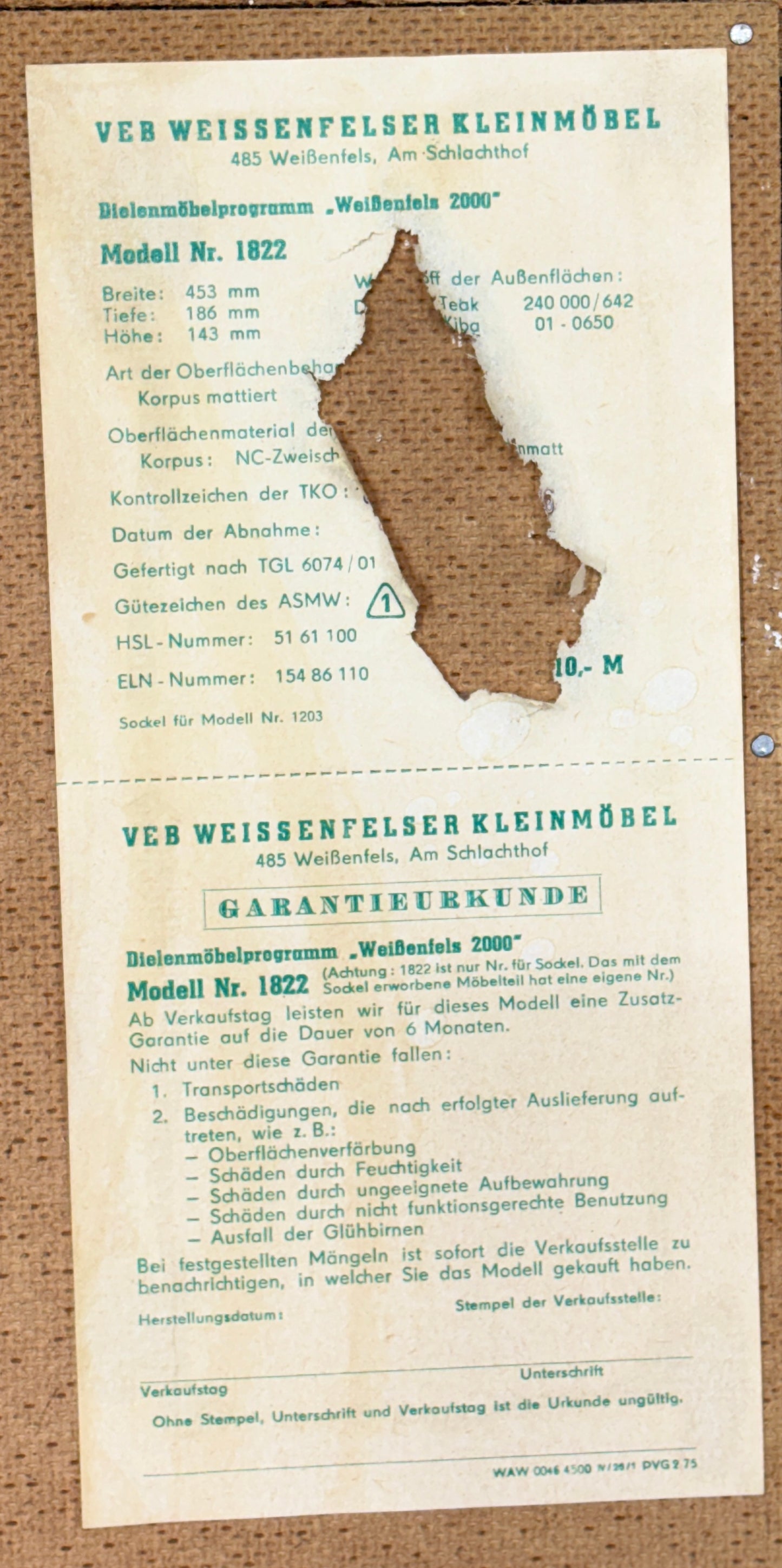 DDR Design-Klassiker: Schlanker Schuhschrank / Vintage Schuhregal / Flurschrank