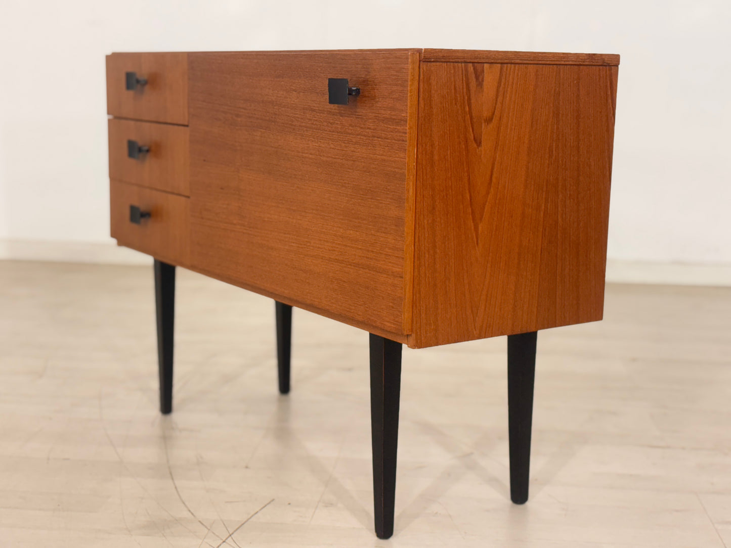 Mid Century Teak Kommode Flurschrank Flurkommode Vintage